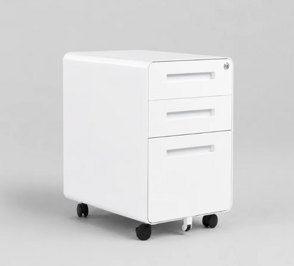 Rolling Steel Filing Cabinet